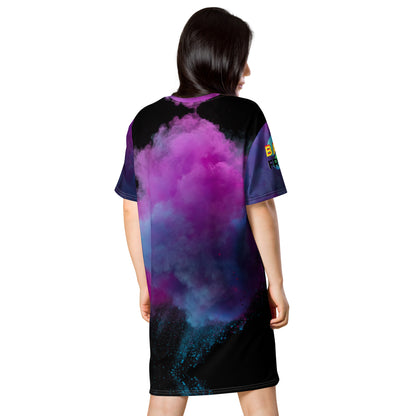 Galaxy Bloom Swim Dress by Baked Fresca 