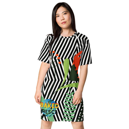 Funky Talk Swim Dress/Summer Dress by Baked Fresca 