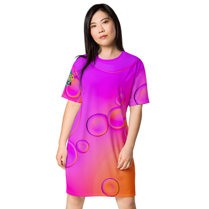 Neon Bubbles Swim Dress by Baked Fresca 