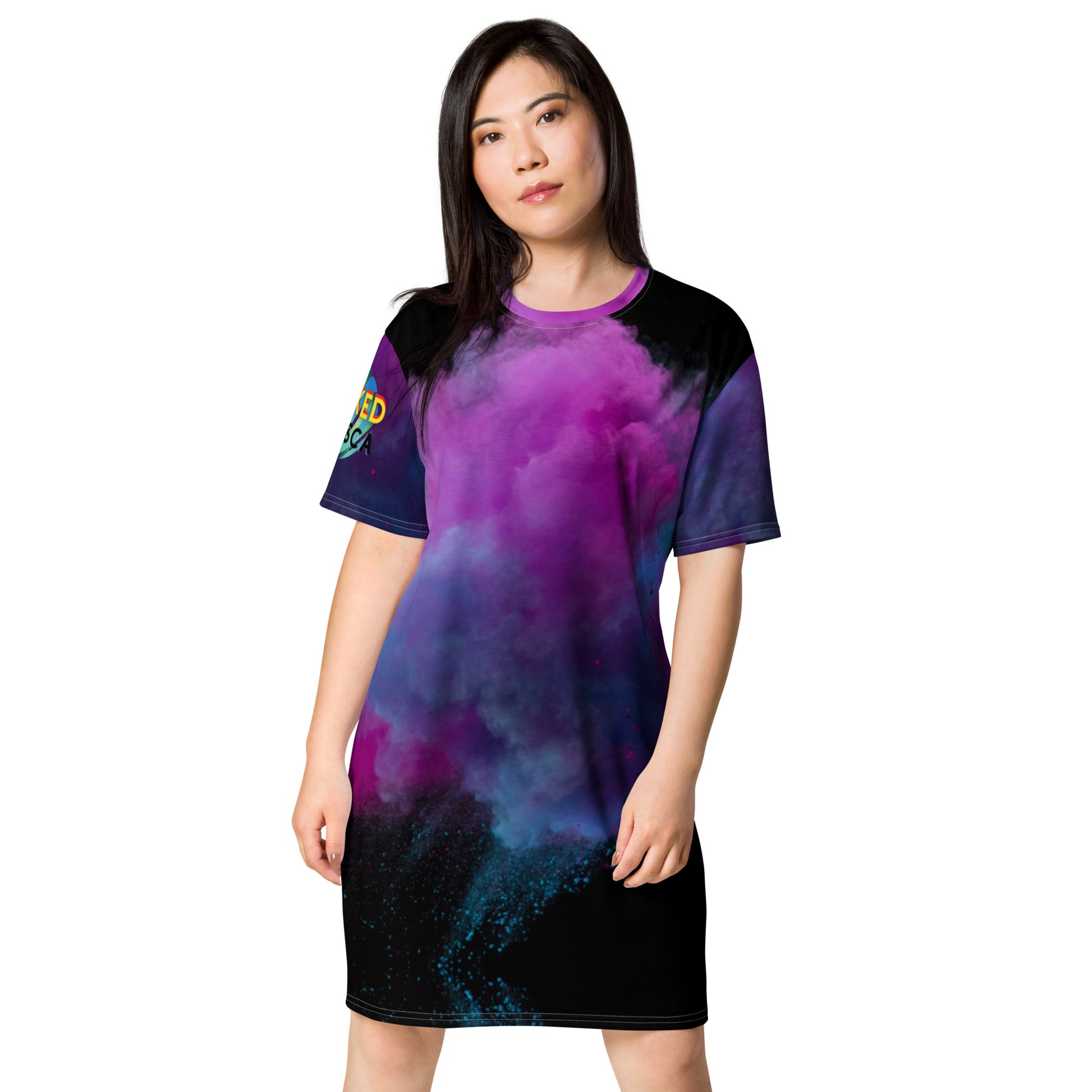 Galaxy Bloom Swim Dress by Baked Fresca 