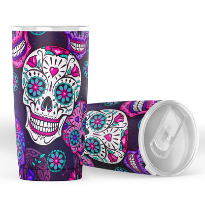 Day of The Dead Sugar Skull Tumbler 