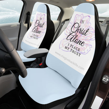 In Christ Alone Automobile Seat Cover 