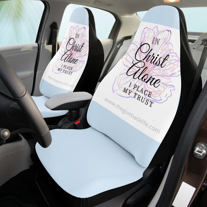 In Christ Alone Automobile Seat Cover 