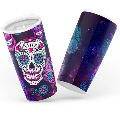 Day of The Dead Sugar Skull Tumbler 